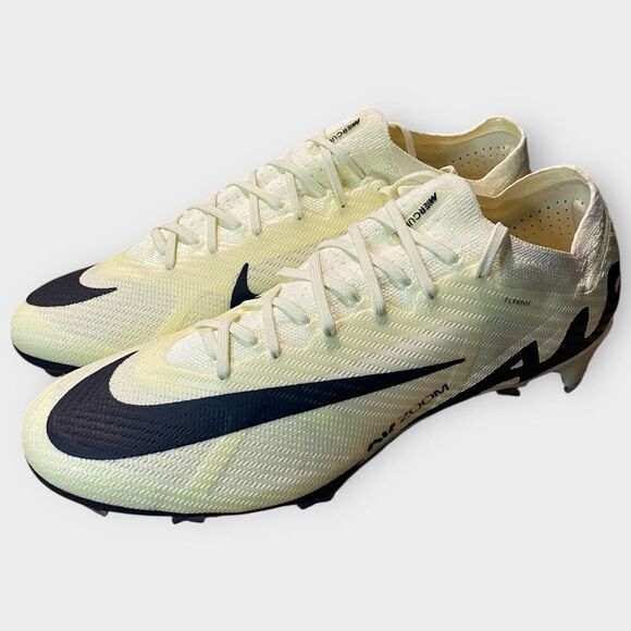 Nike Zoom Mercurial Vapor 15 Elite FG Lemonade Black Mens size 13 DJ4978-700 New - Picture 3 of 9